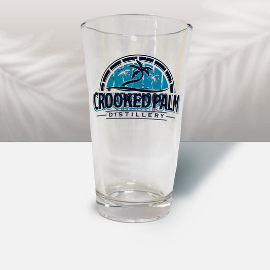 Crooked Palm Distillery - Pint Glass