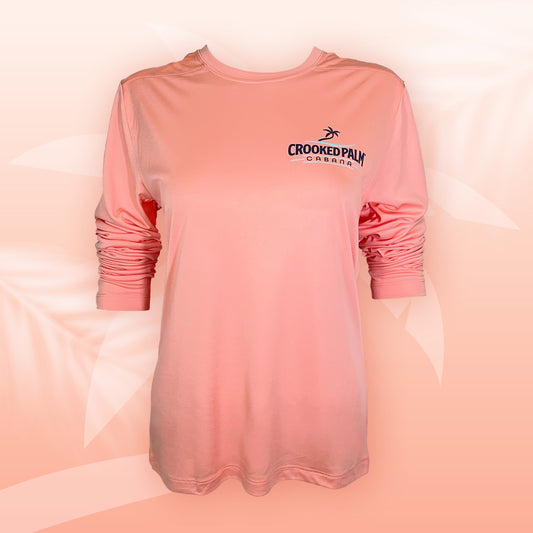 Ladies Long Sleeve Dry Fit - Simply Paradise - Coral